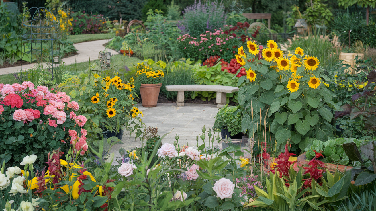 How to Transform Your Flower & Vegetable Garden into a Cozy Meditation Retreat You Never Want to Leave.